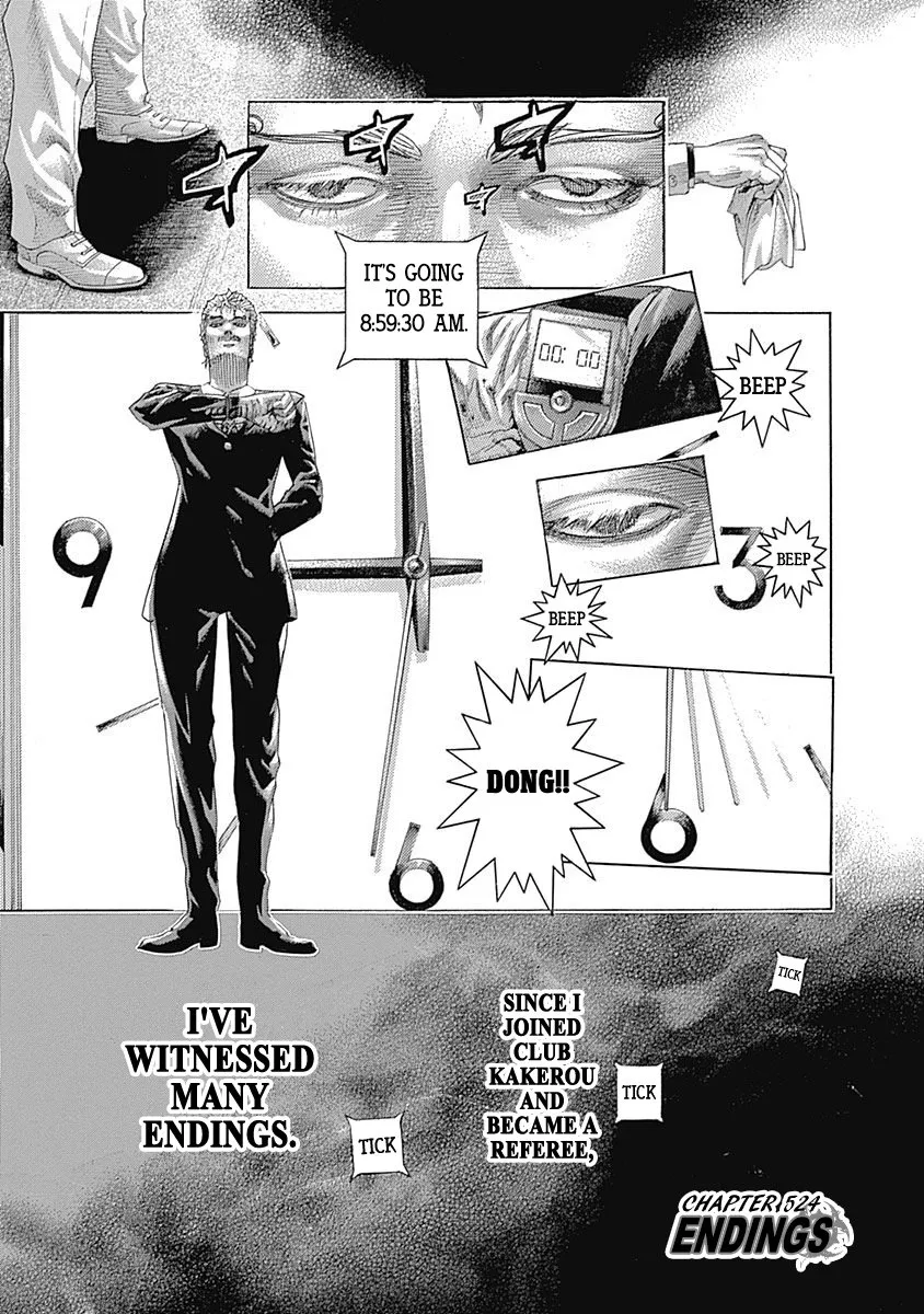 Read Usogui Chapter 524 - Endings Online