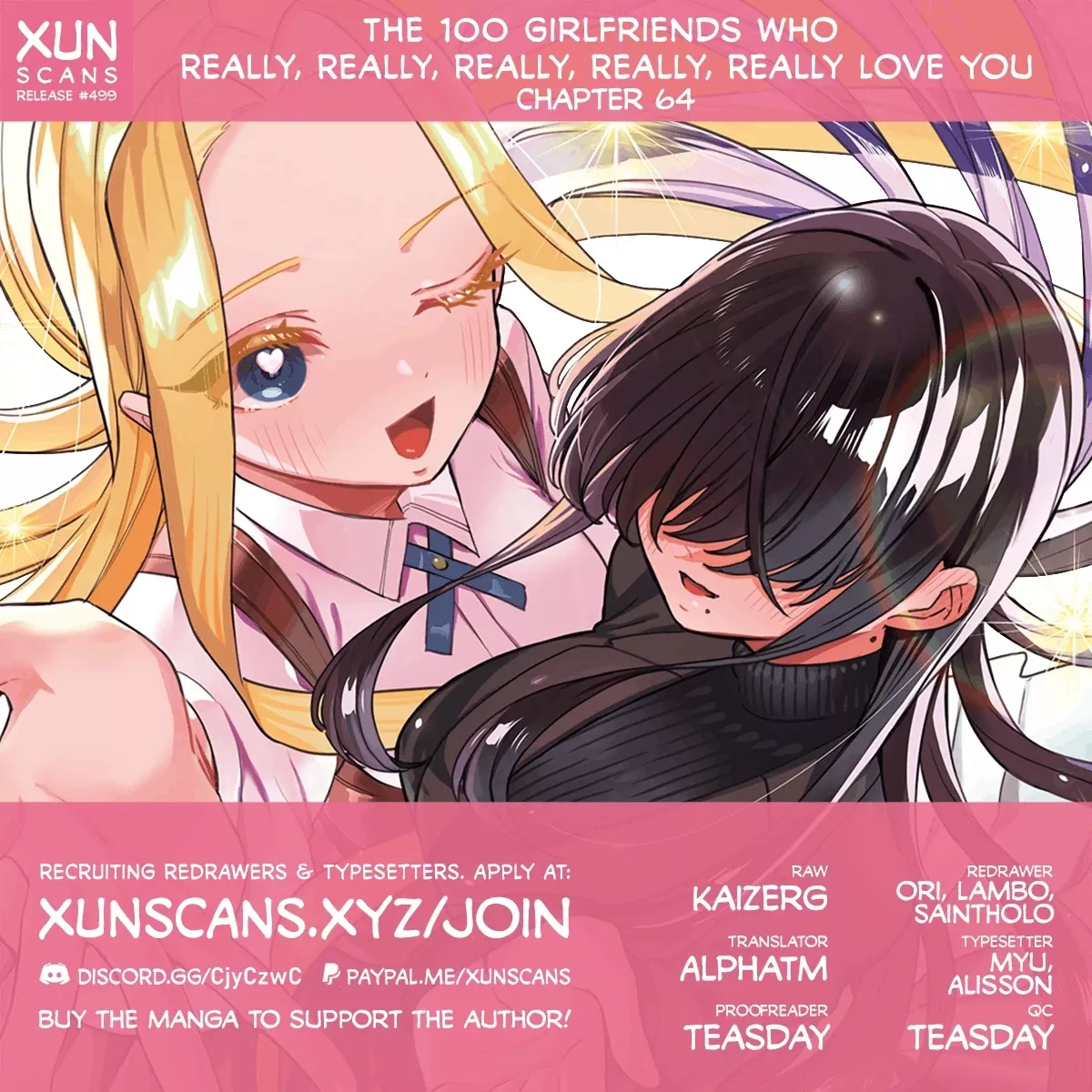 Read The 100 Girlfriends Who Really, Really, Really, Really, Really Love You Chapter 64 - Yasashiki-san Online