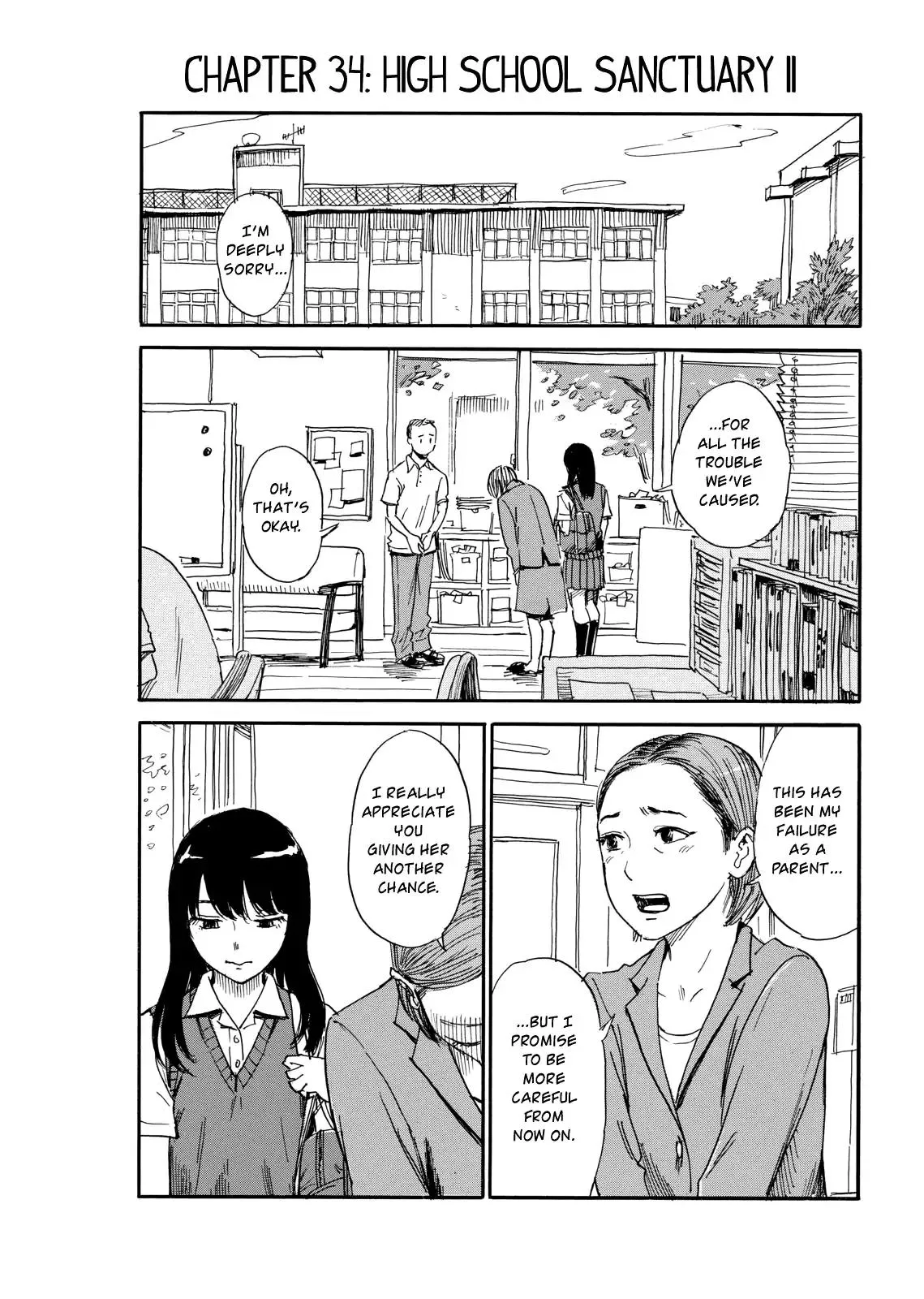 Read Boku wa Mari no Naka Chapter 34 - High School Sanctuary II Online