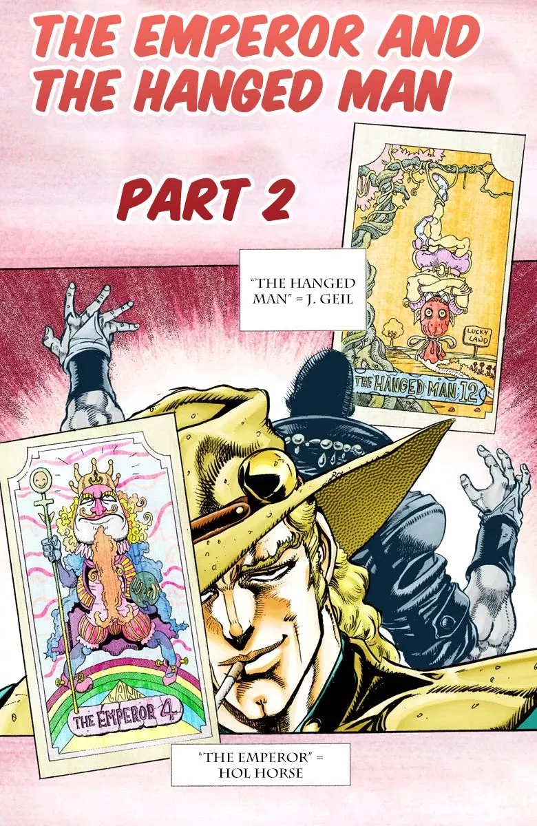 Read JoJo’s Bizarre Adventure Part 3: Stardust Crusaders Chapter 28 - The Emperor and the Hanged Man Part 2 Online