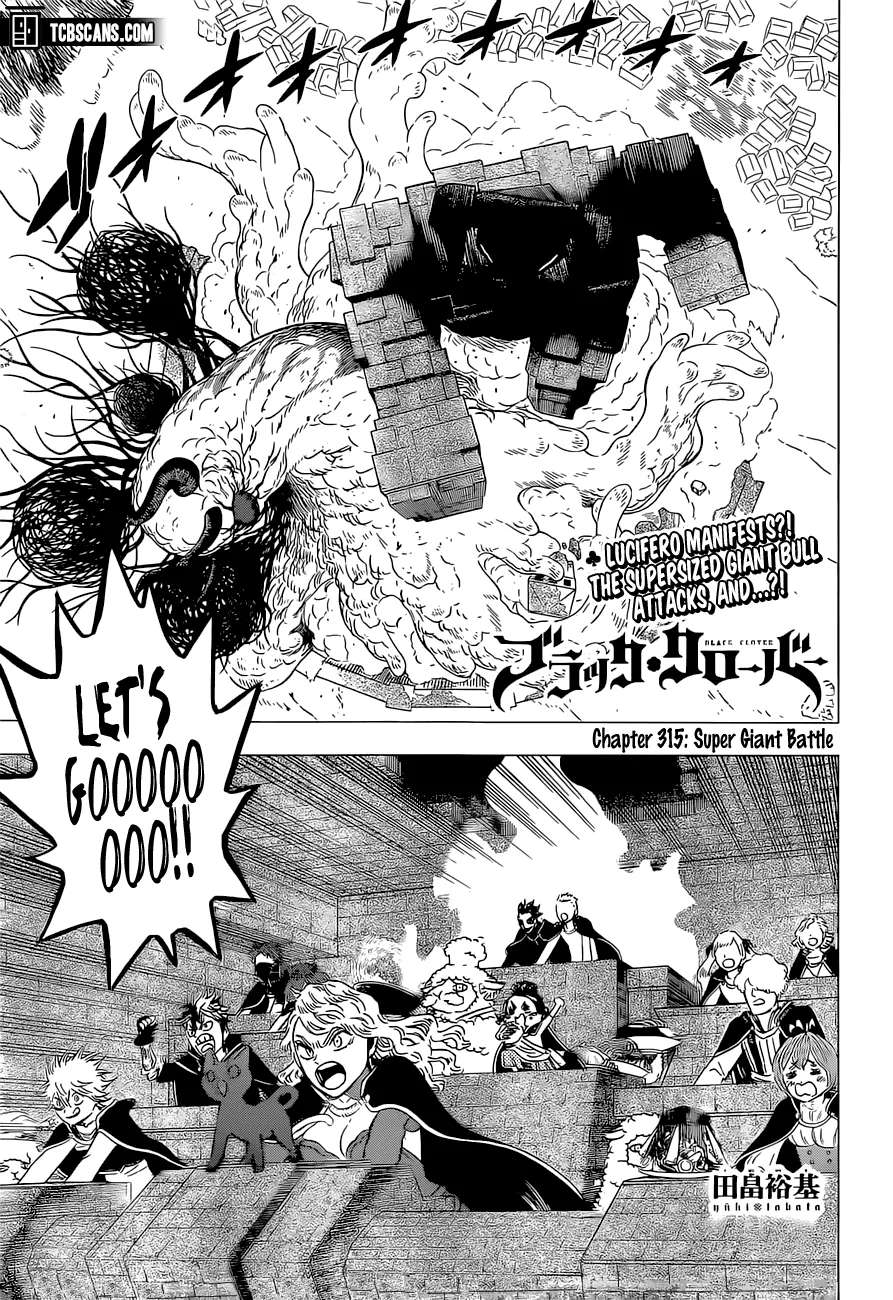 Read Black Clover Chapter 315 - Super Giant Battle Online