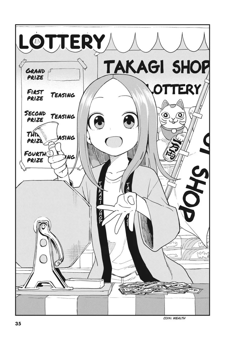 Read Karakai Jouzu no Takagi-san Chapter 154 - Lottery Online