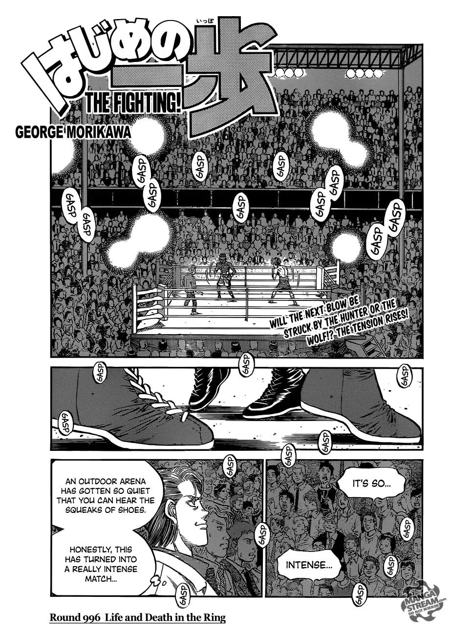 Read Hajime no Ippo Chapter 996 - Life and Death in the Ring Online