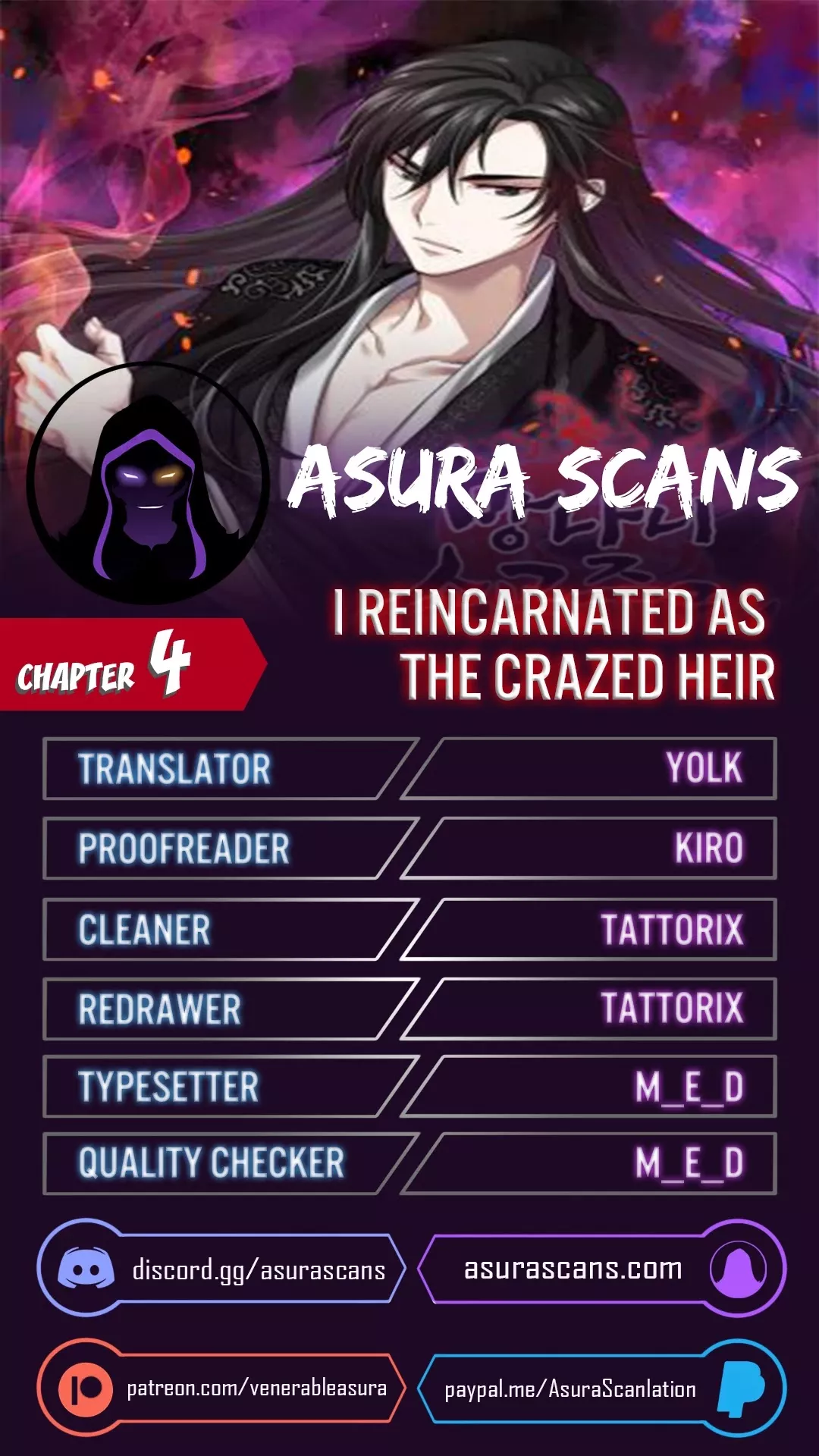 Read I Reincarnated as the Crazed Heir Chapter 4 Online