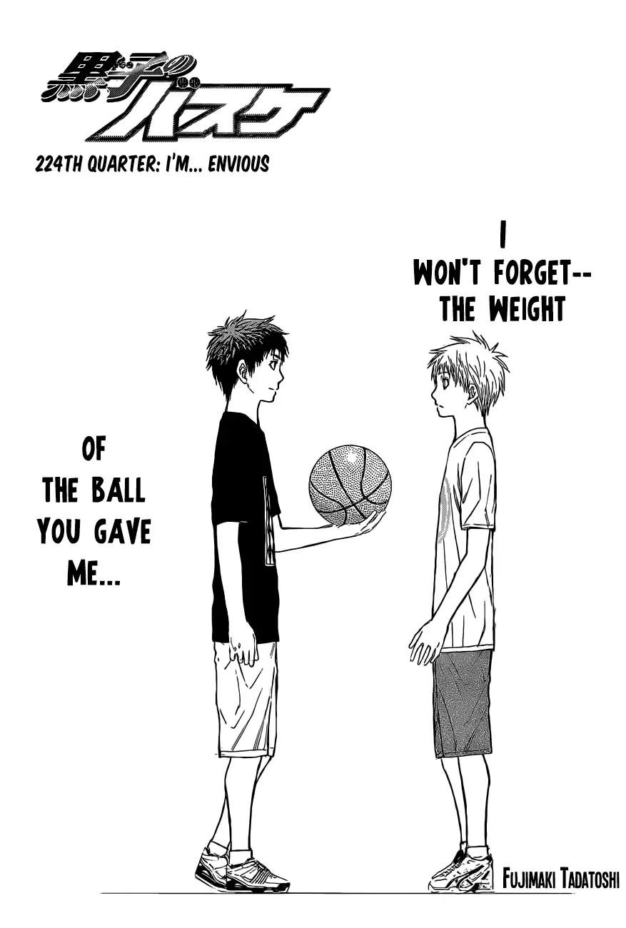 Read Kuroko no Basket Chapter 224 - I'm... Envious Online