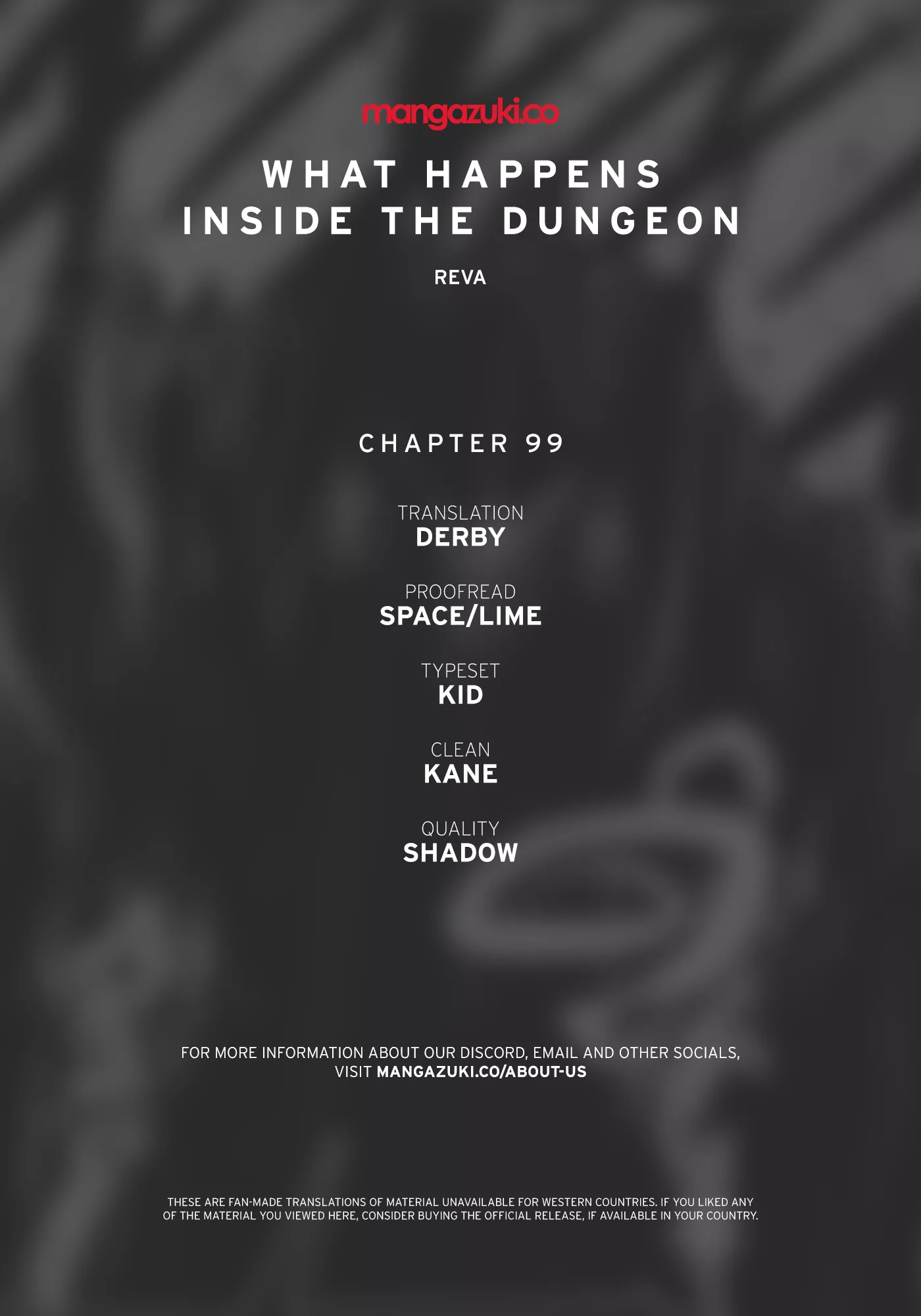 Read What Happens Inside the Dungeon Chapter 99 Online