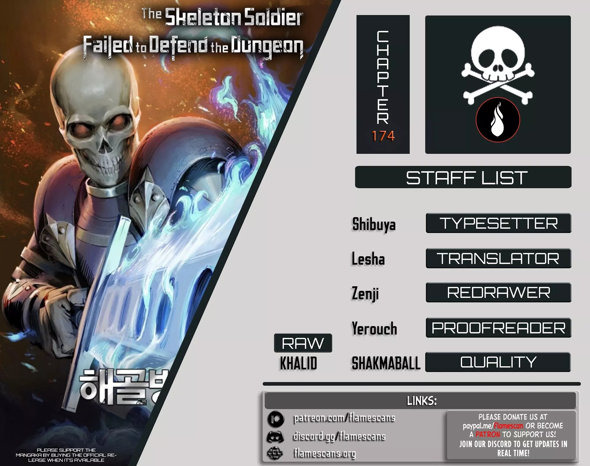 Read Skeleton Soldier Couldn’t Protect the Dungeon Chapter 174 Online