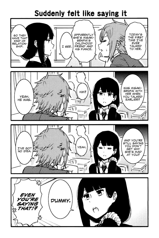 Read Tomo-chan wa Onna no ko! Chapter 91 - Suddenly Felt Like Saying It Online
