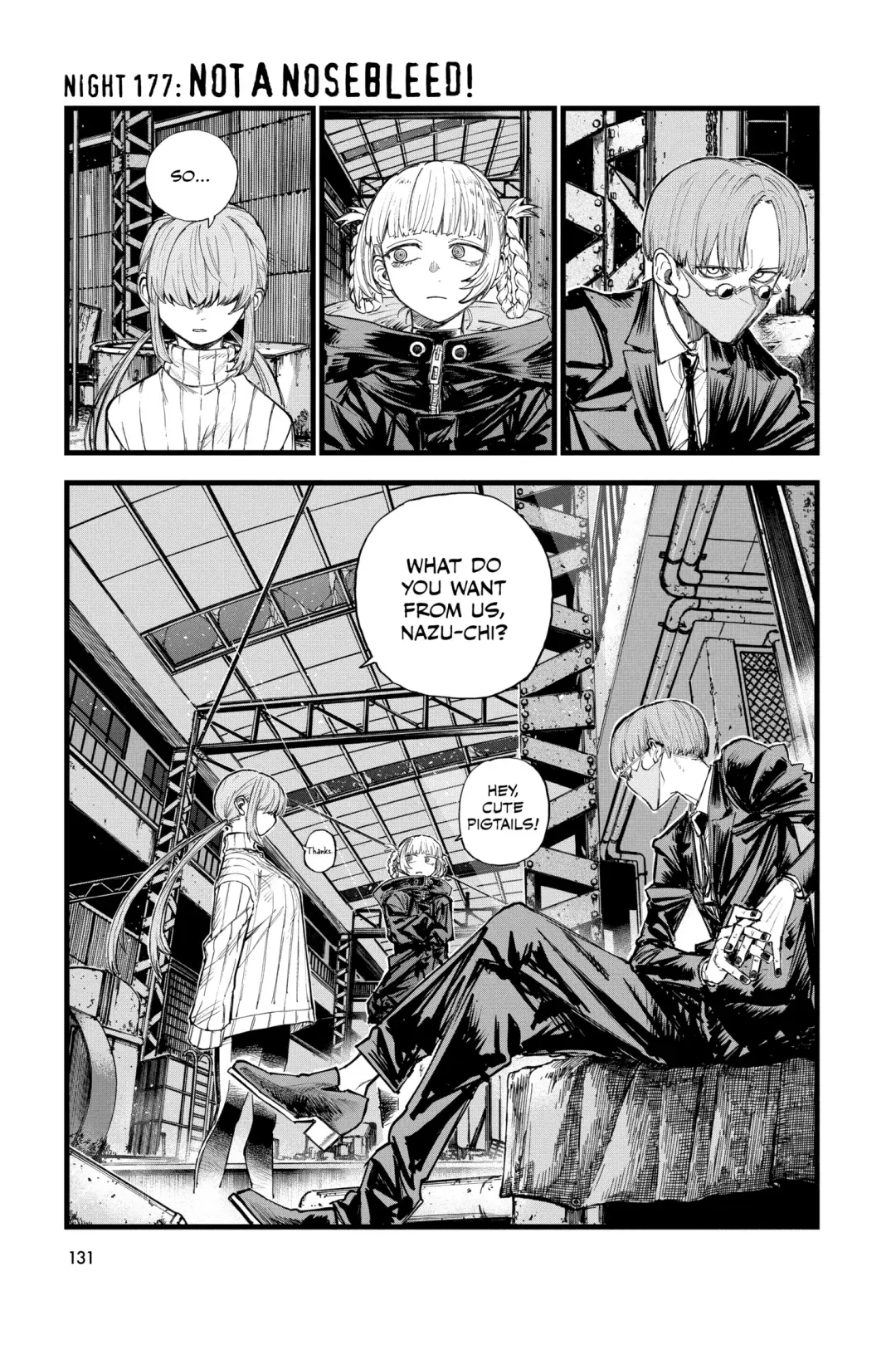 Read Yofukashi no Uta Chapter 177 Online