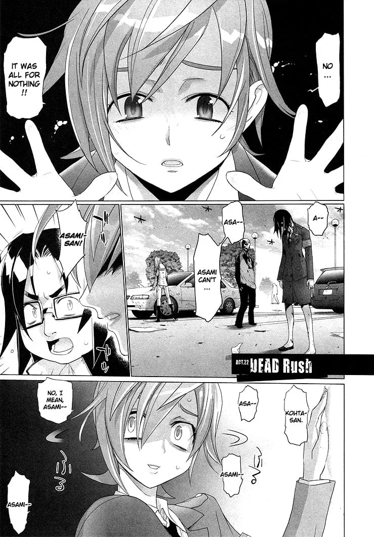 Read Highschool of the Dead Chapter 22 - Dead Rush Online
