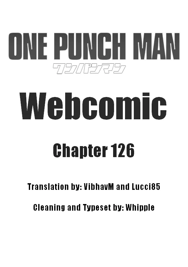 Read Onepunch-Man (ONE) Chapter 126 Online