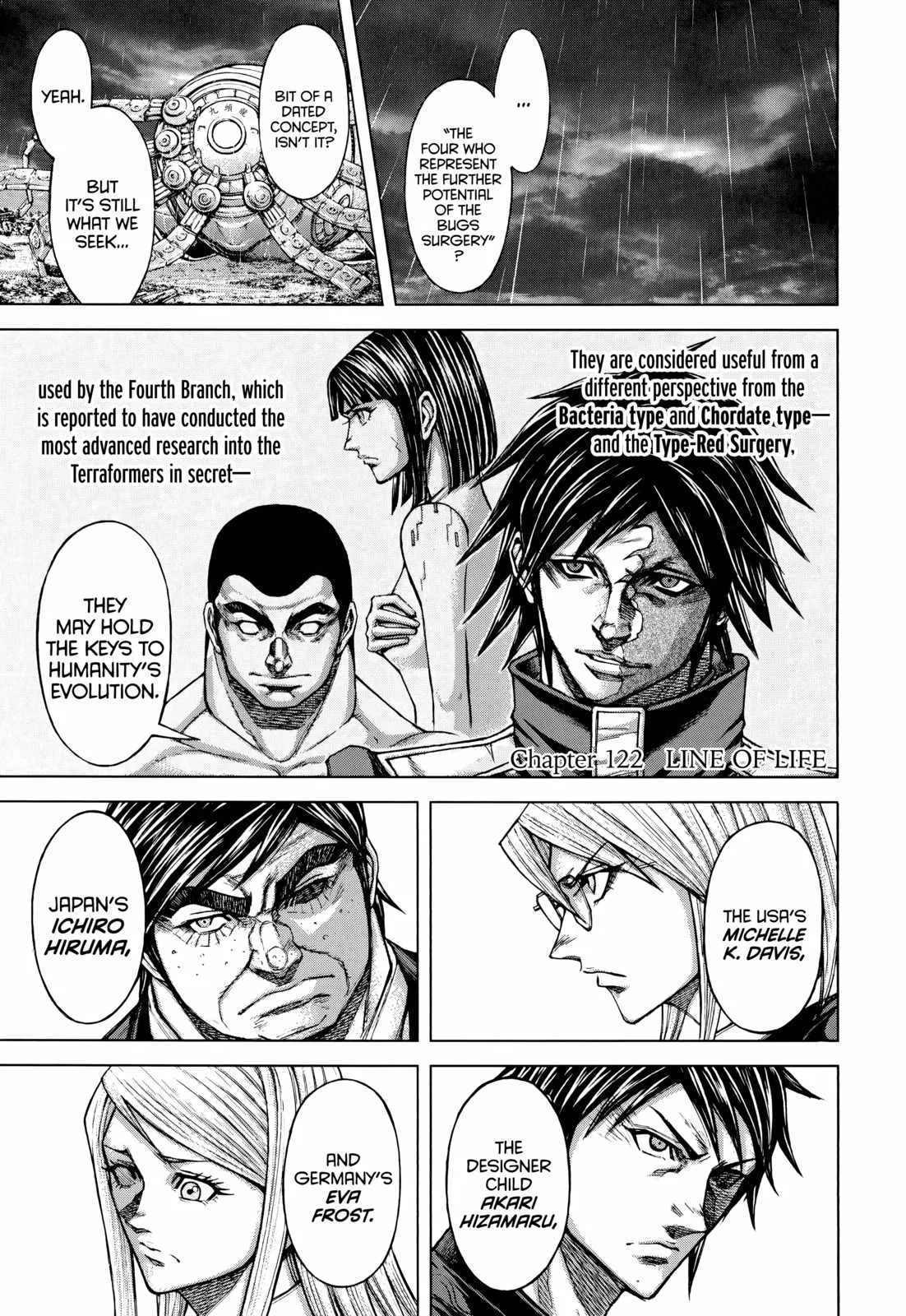 Read Terra Formars Chapter 122 - LINE OF LIFE Online