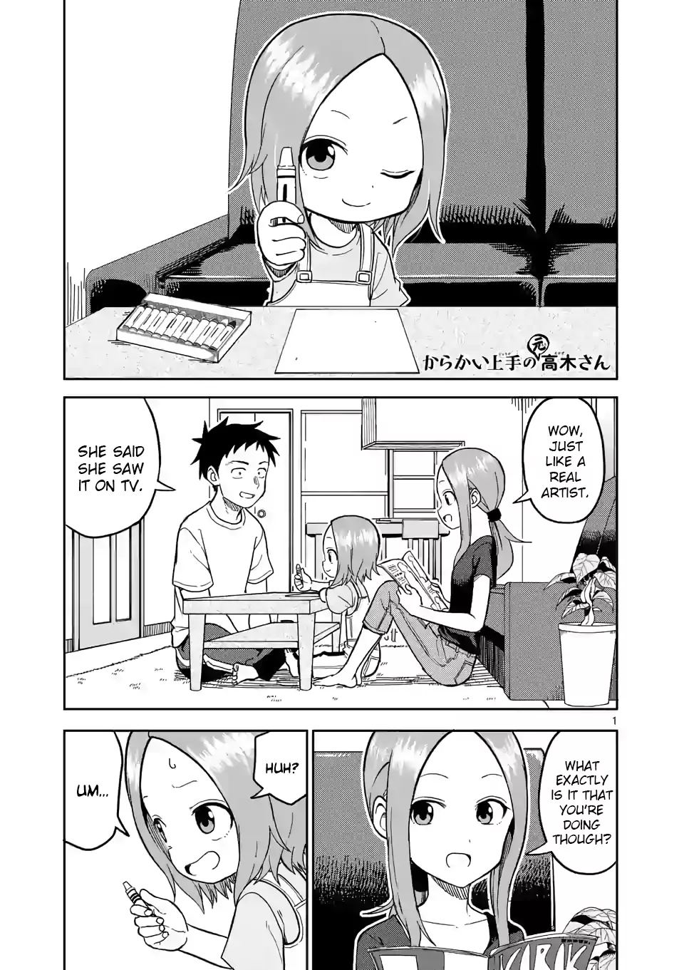 Read Karakai Jouzu no (Moto) Takagi-san Chapter 143 - Crayon Online
