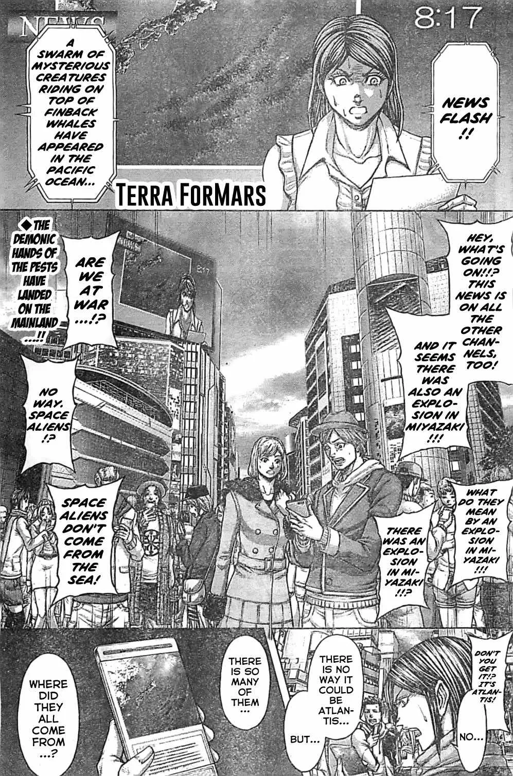 Read Terra Formars Chapter 202 - I Don't Love You Online