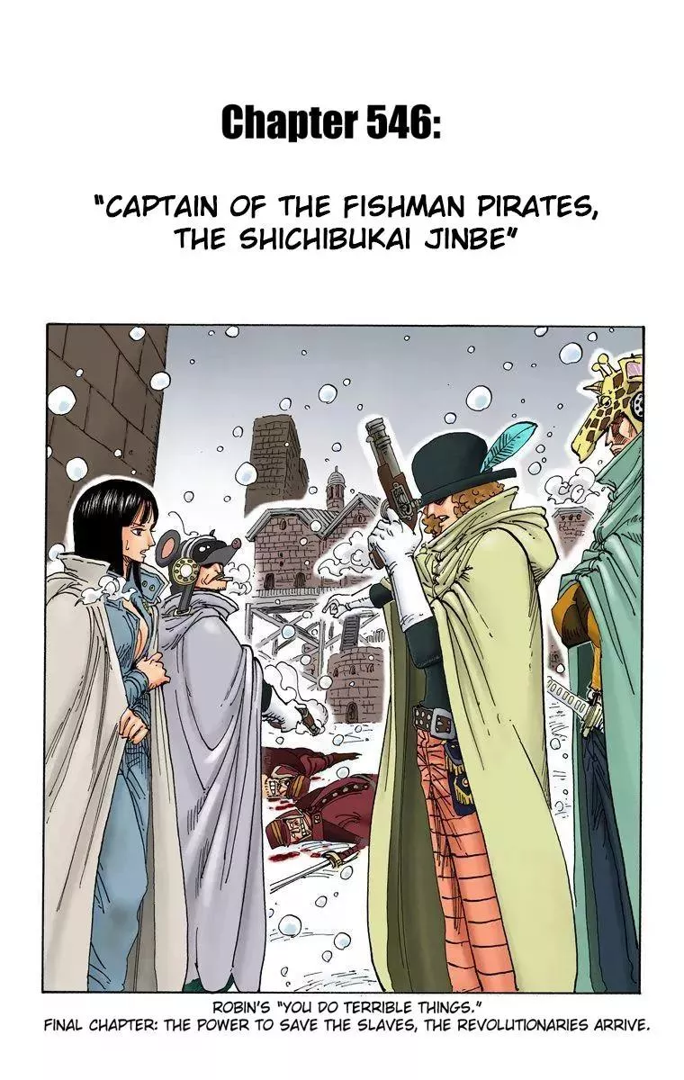 Read One Piece Chapter 546 - Captain of the Fishman Pirates, The Shichibukai Jimbei Online