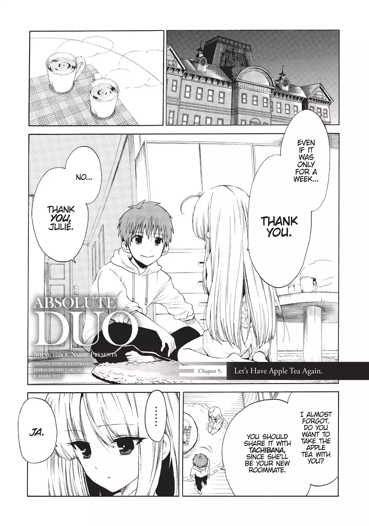 Read Absolute Duo Chapter 5 - Let's Have Apple Tea Again Online