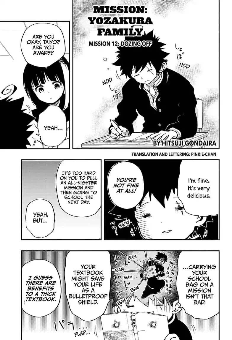 Read Mission: Yozakura Family Chapter 12 - Mission 12: Dozing Off Online