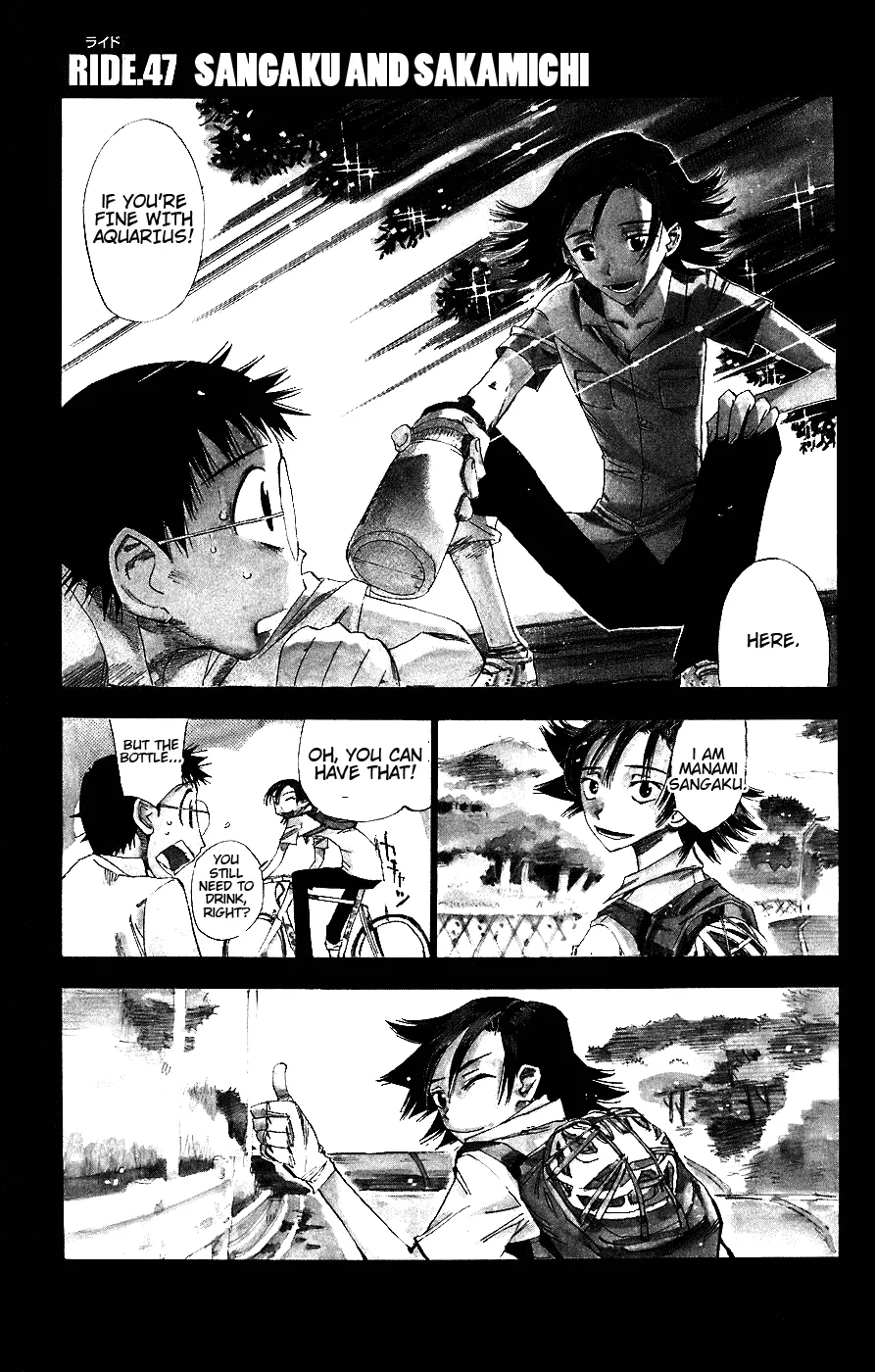 Read Yowamushi Pedal Chapter 47 - Sangaku and Sakamichi Online