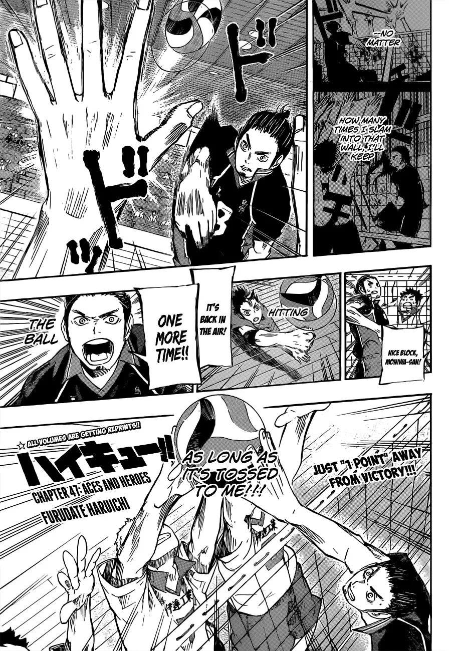 Read Haikyu!! Chapter 47 - Aces and Heroes Online