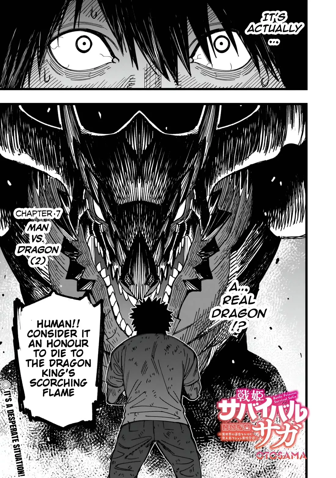 Read Senki Survival Saga: Isekai no Unmei wo Kaketa Mujintou Fujun Isei Kouyuu Chapter 7 - Man VS. Dragon (2) Online
