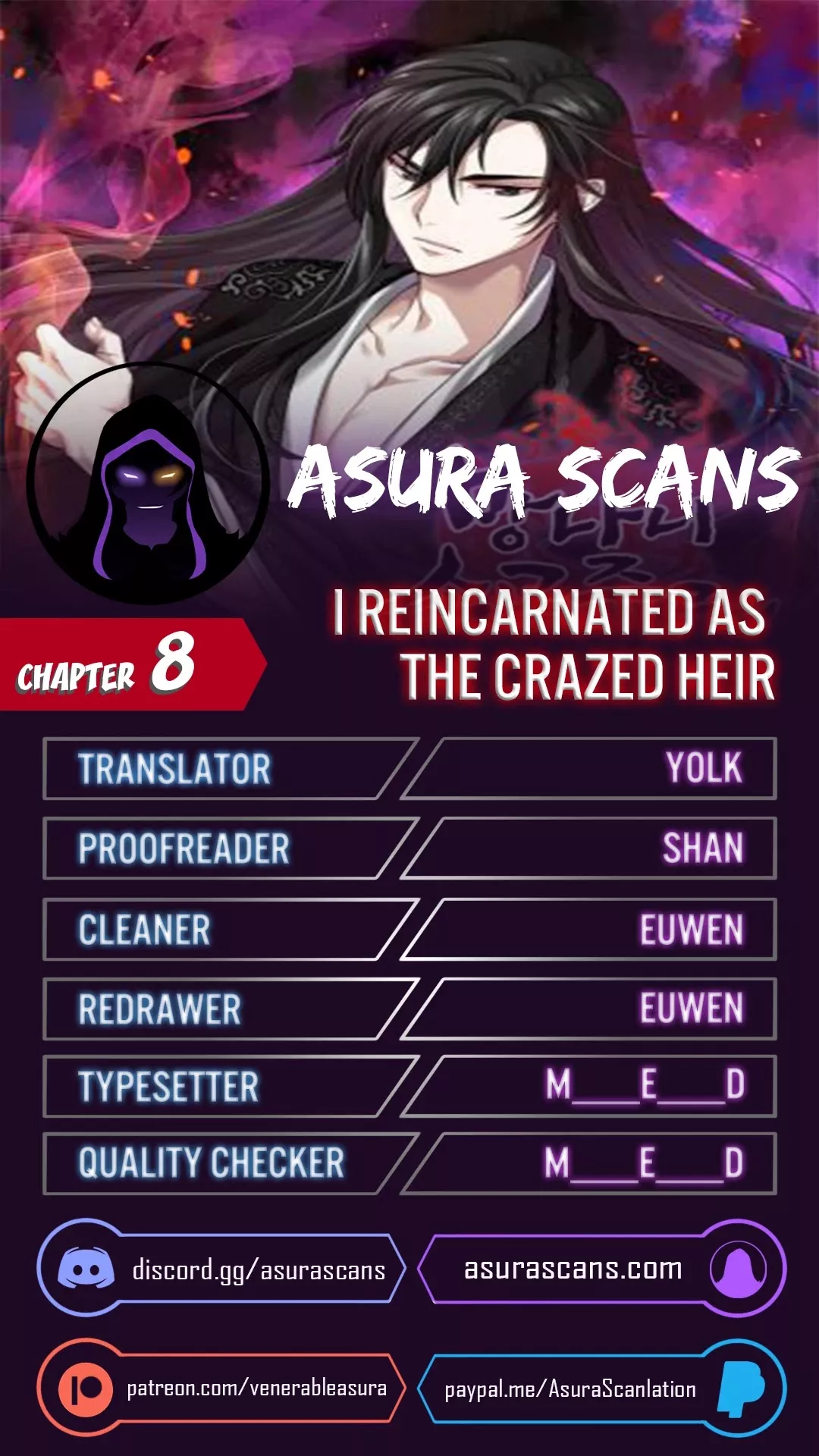 Read I Reincarnated as the Crazed Heir Chapter 8 Online