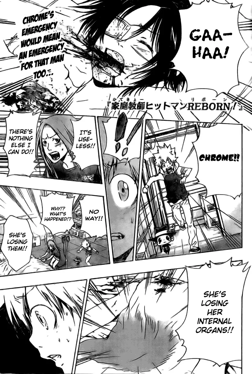 Read Katekyou Hitman Reborn! Chapter 169 - Rokudou Mukuro vs. Byakuran Online