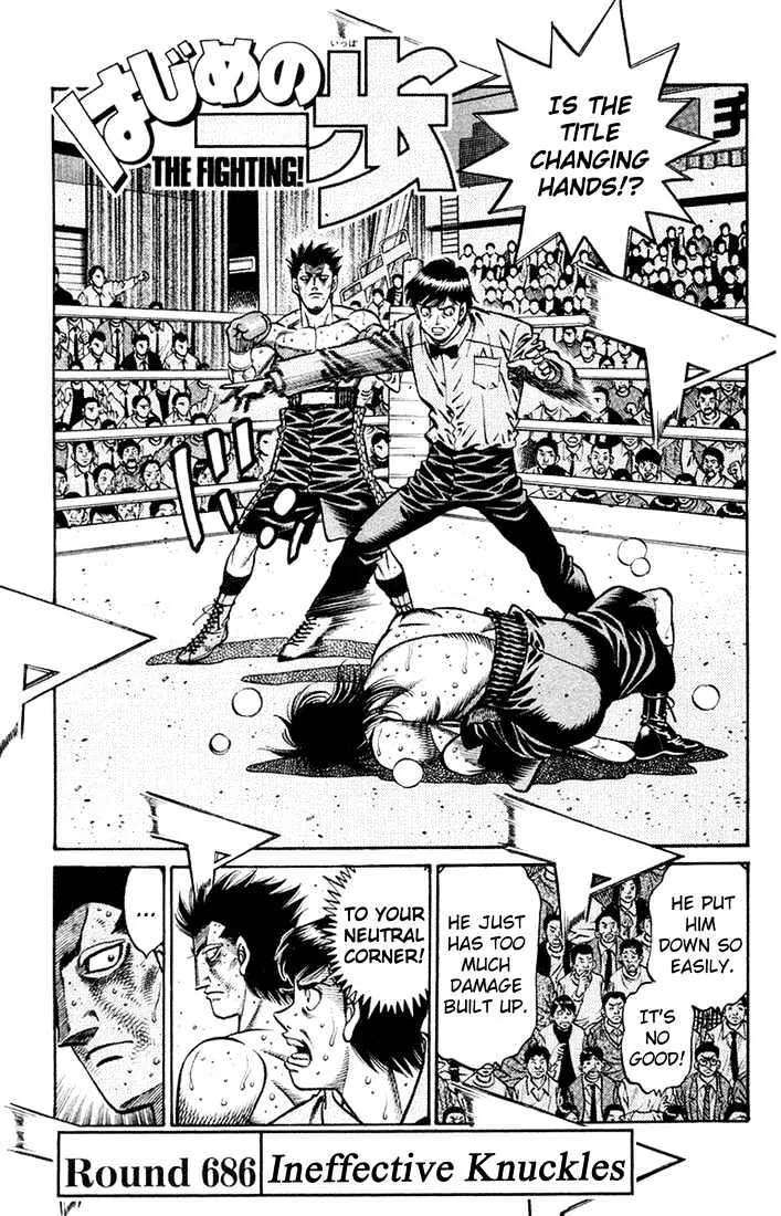 Read Hajime no Ippo Chapter 686 - Ineffective knuckles Online