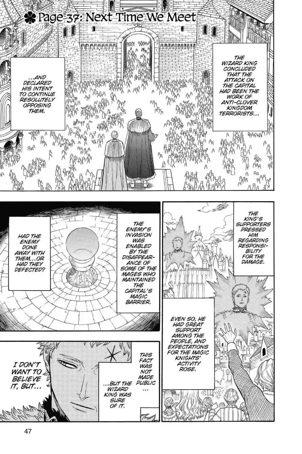 Read Black Clover Chapter 37 - Vol.5 Page 37: Next Time We Meet Online