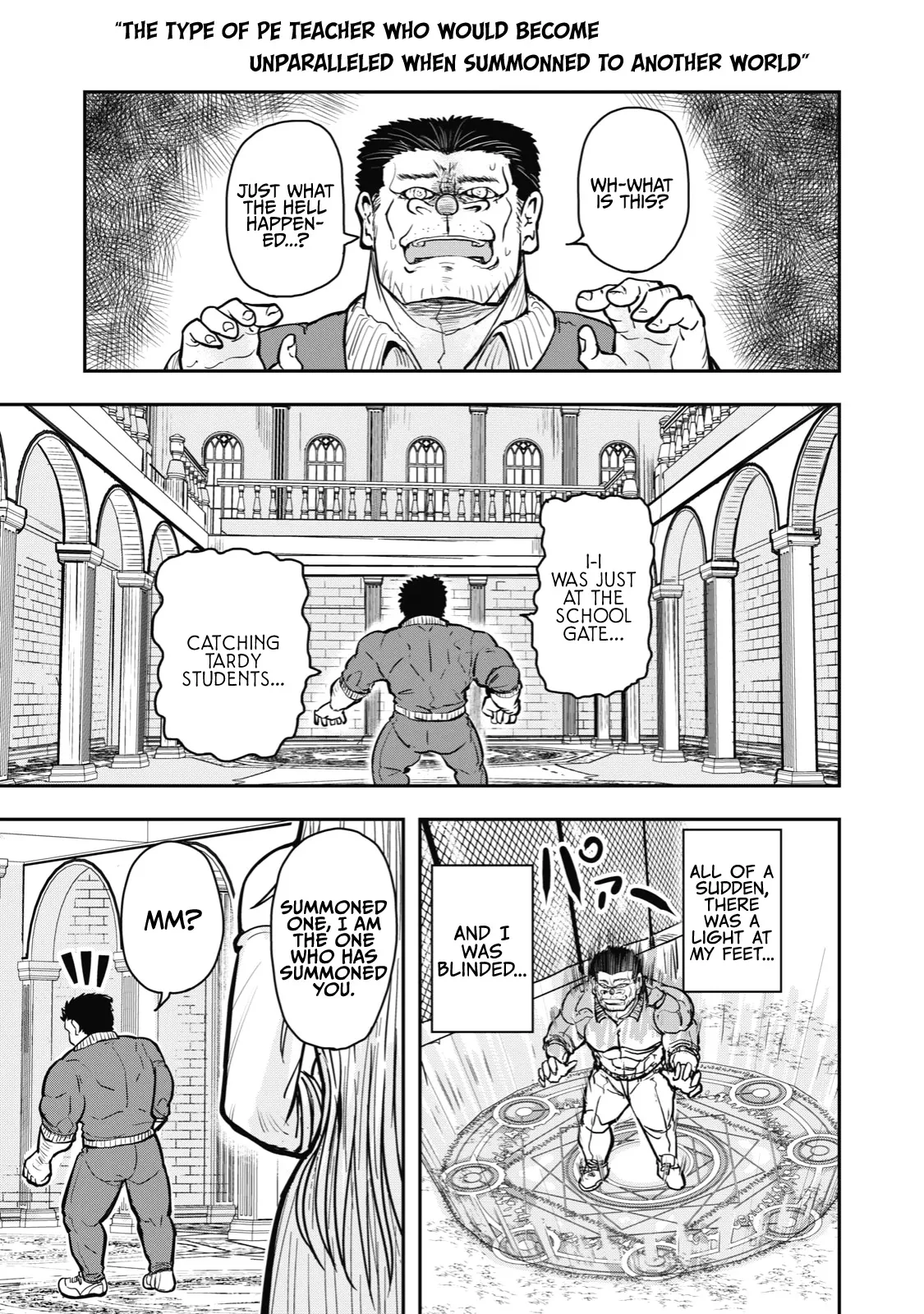 Read A Manga About the Kind of PE Teacher Who Dies at the Start of a School Horror Movie Chapter 32 - The type of PE teacher who would become unparalleled when summoned to another world Online