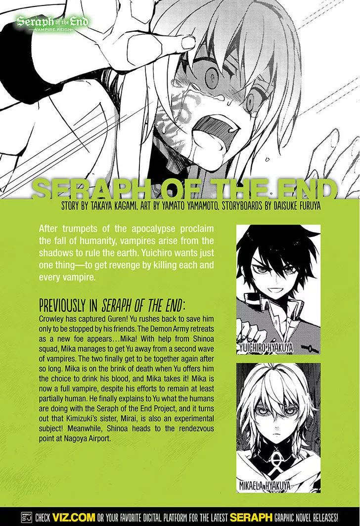 Read Seraph of the End Chapter 38 - The Namanari Awakens Online