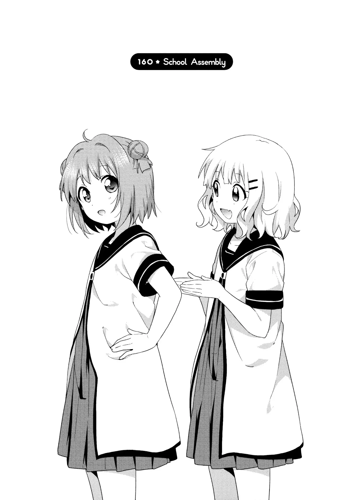 Read Yuru Yuri Chapter 160 - School Assembly Online