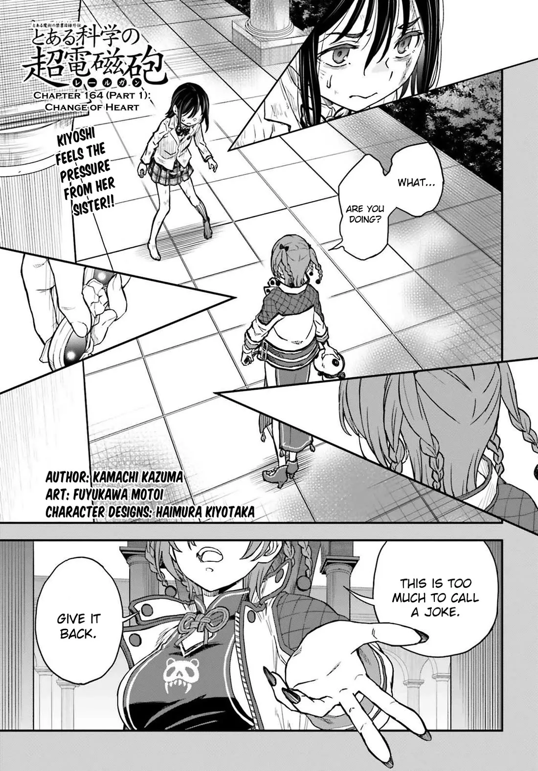 Read To Aru Kagaku no Railgun Chapter 164.1 - Change of Heart Online