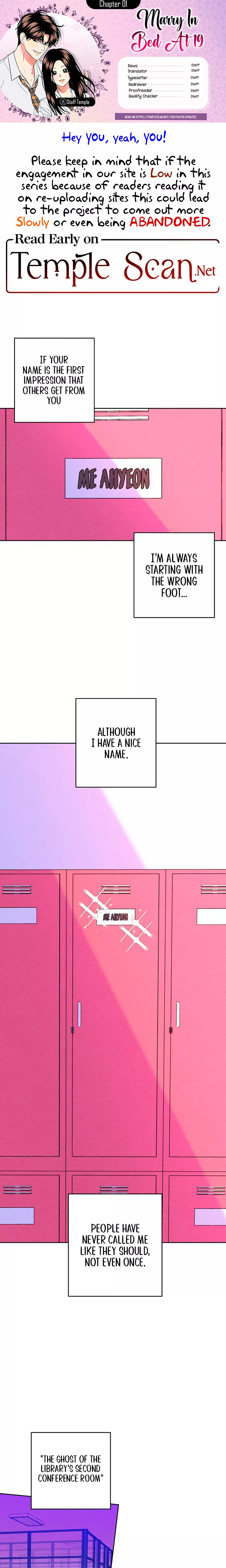 Read Marry In Bed at 19 Chapter 1 Online