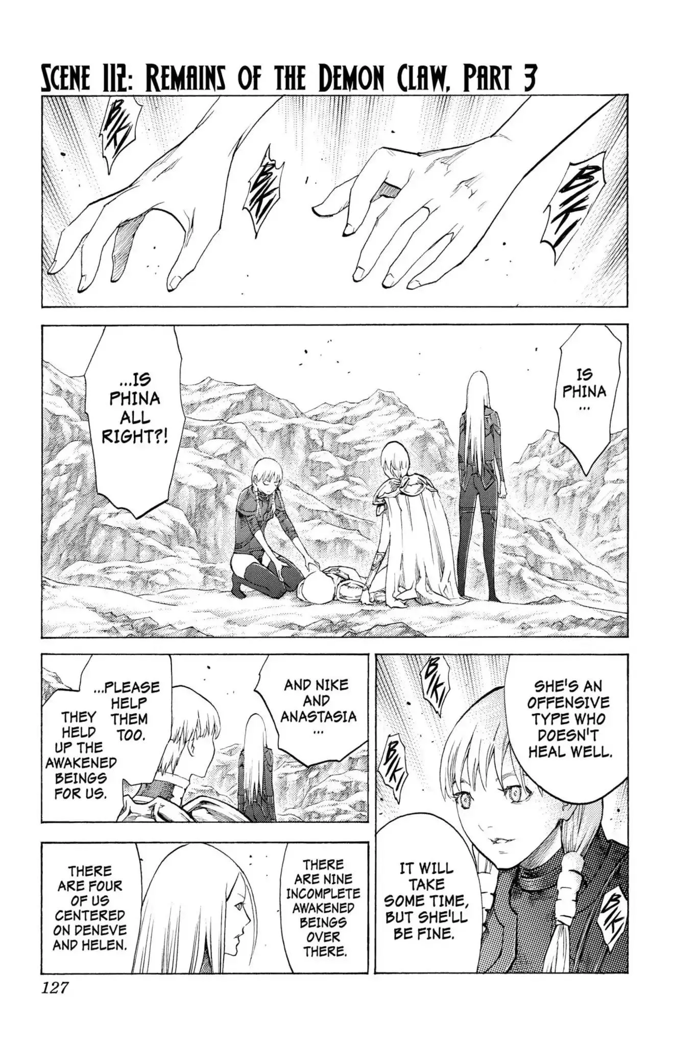 Read Claymore Chapter 112 - Vol.20 Scene 112: Remains of the Demon Claw, Part 3 Online