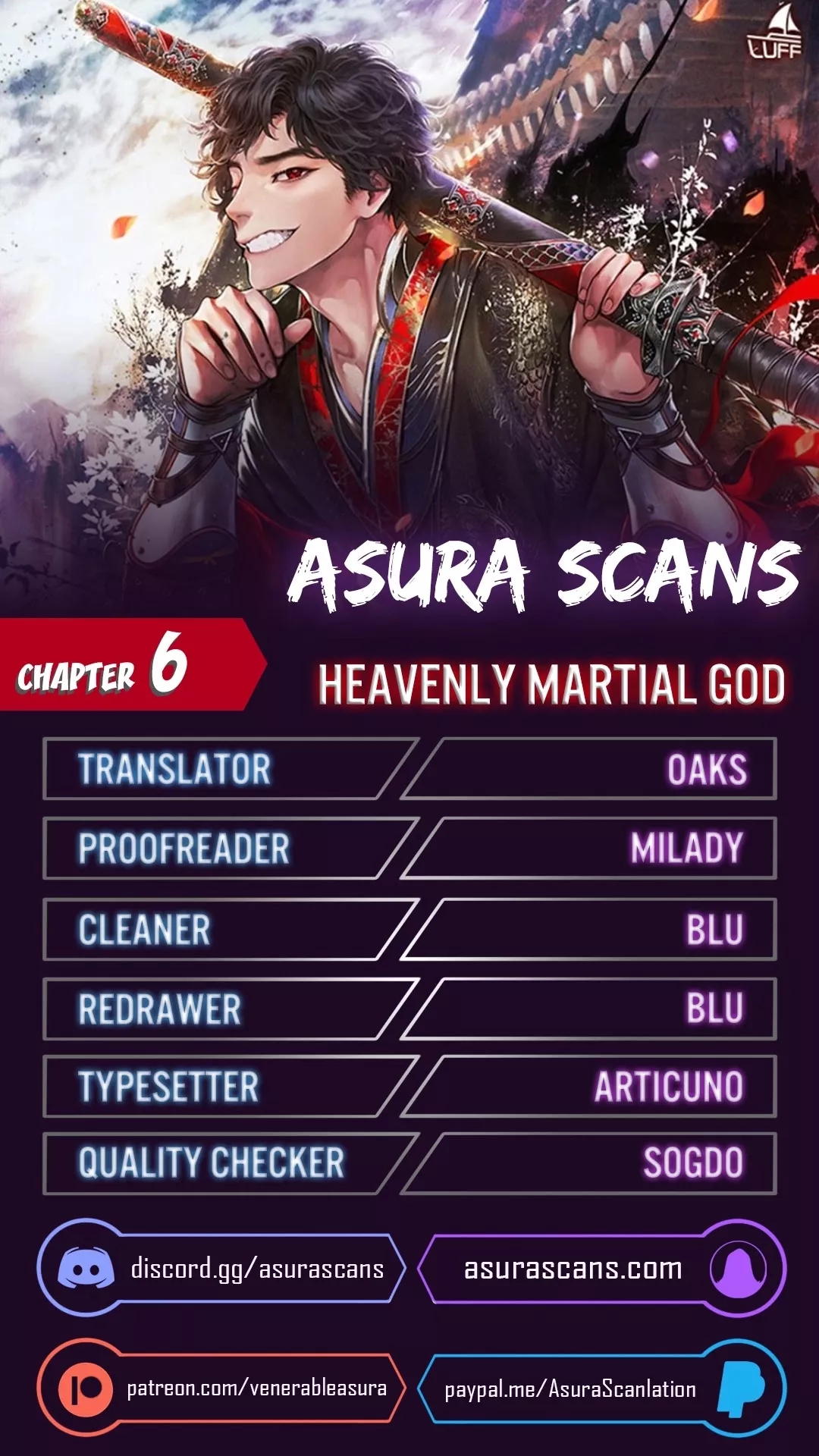 Read Heavenly Martial God Chapter 6 Online