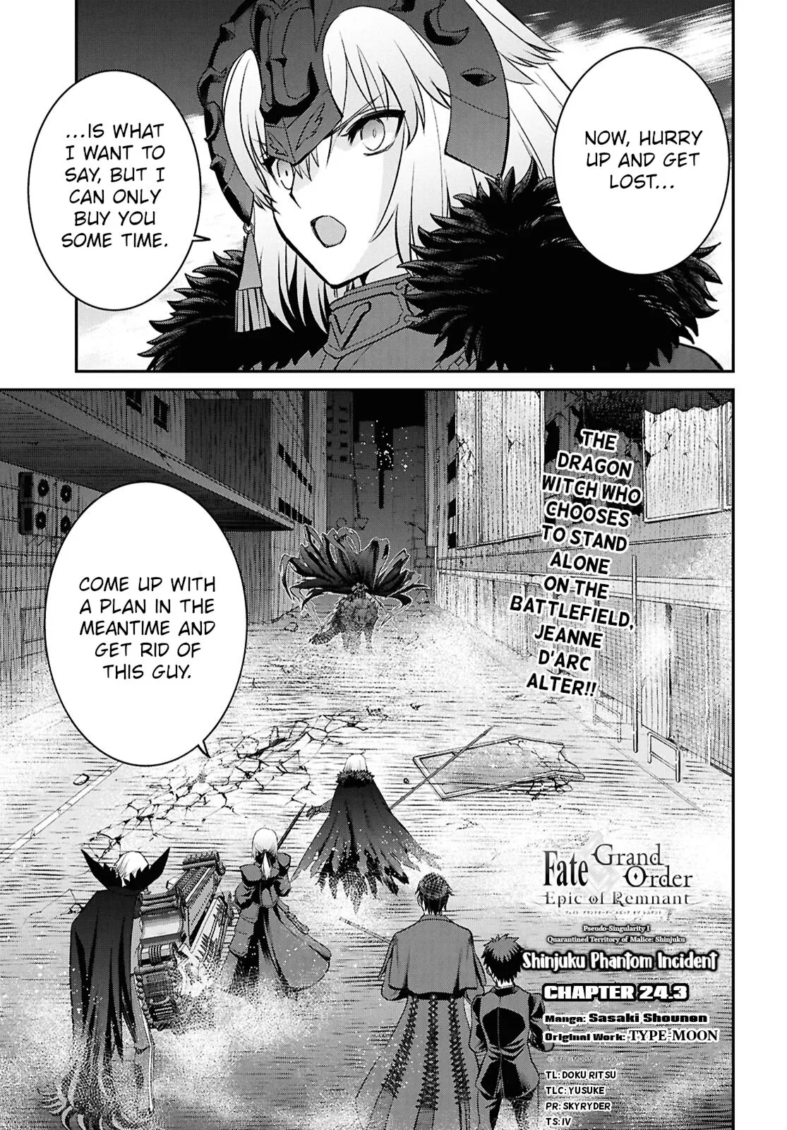 Read Fate/Grand Order -Epic of Remnant- Pseudo-Singularity I: Quarantined Territory of Malice, Shinjuku – Shinjuku Phantom Incident Chapter 24.3 Online