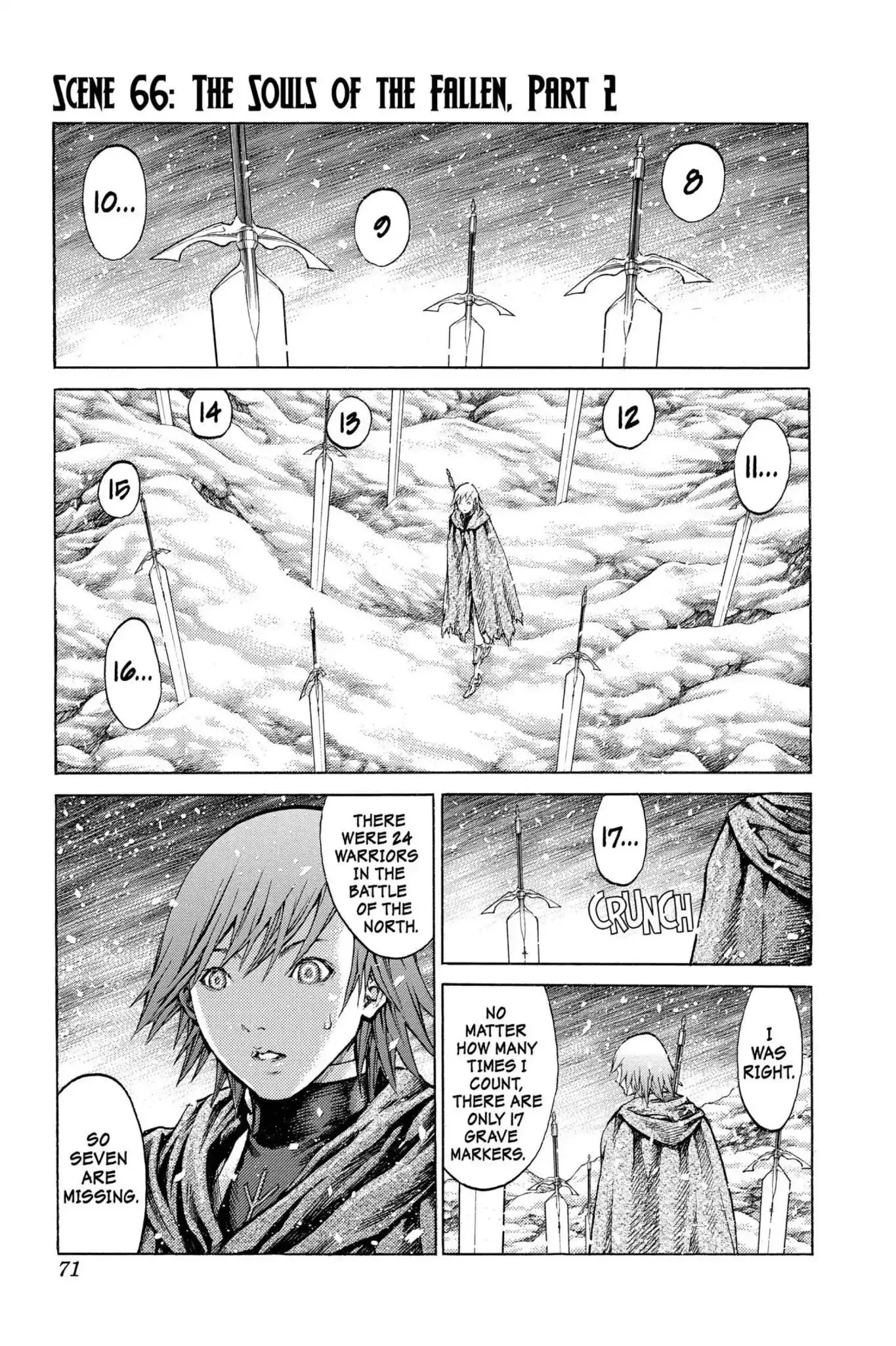 Read Claymore Chapter 66 - Vol.12 Scene 66: The Souls of the Fallen, Part 2 Online