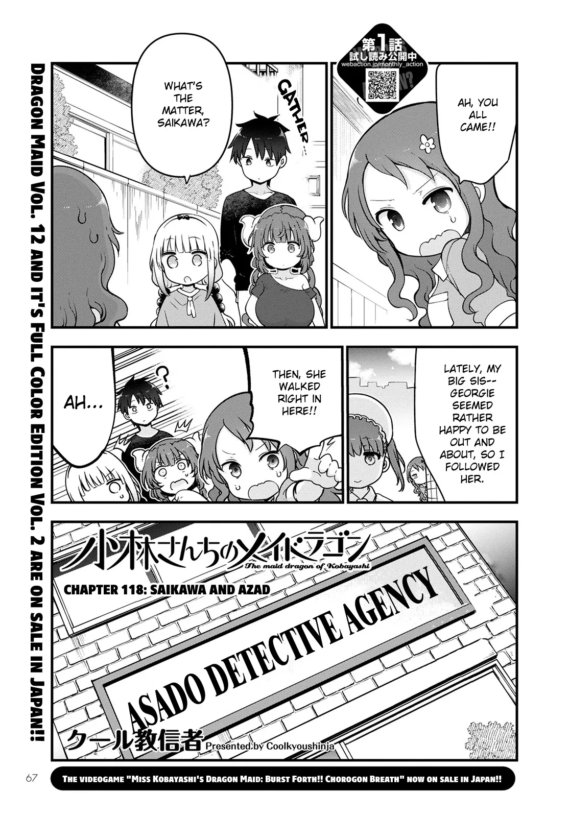 Read Kobayashi-san Chi no Maid Dragon Chapter 118 - Saikawa and Azad Online