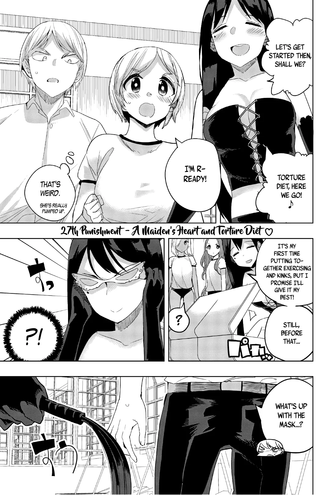Read Houkago no Goumon Shoujo Chapter 27 - A Maiden's Heart and Torture Diet ♥ Online