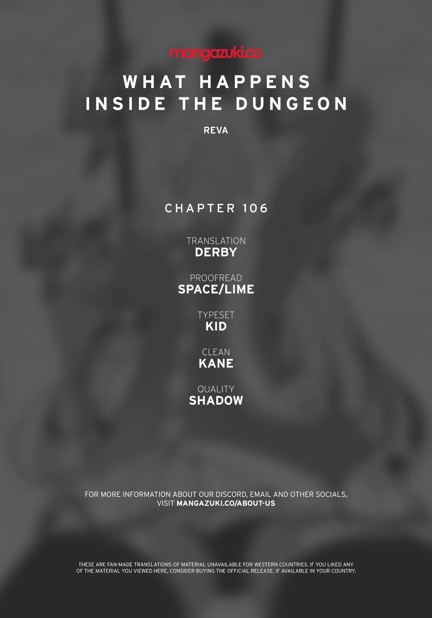 Read What Happens Inside the Dungeon Chapter 106 - The End of the Journey [1] Online