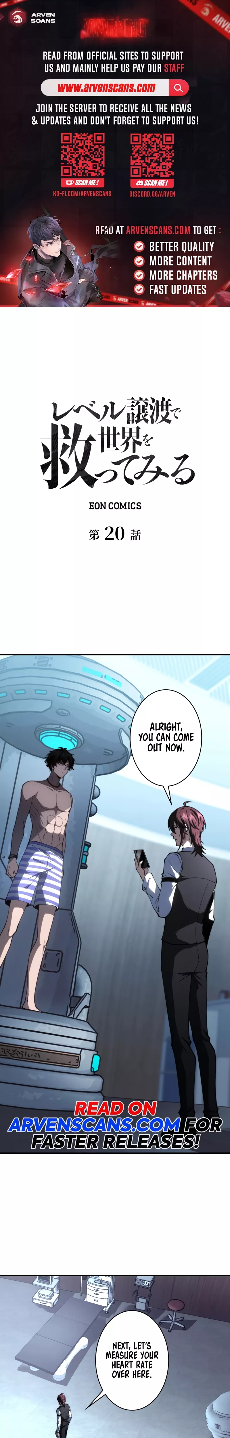 Read Try To Save The World By Level Transfer Chapter 20 Online