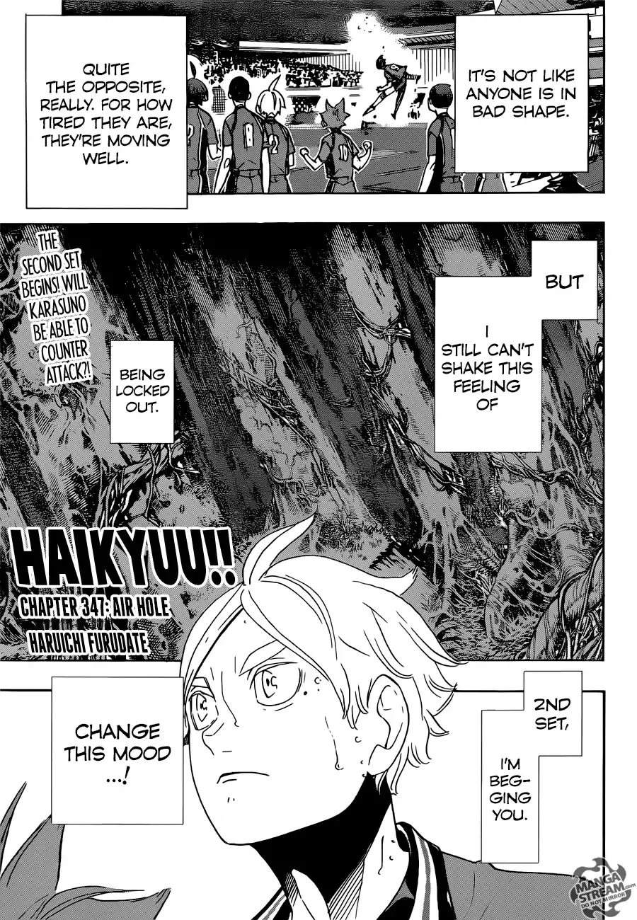 Read Haikyu!! Chapter 347 - Air Hole Online