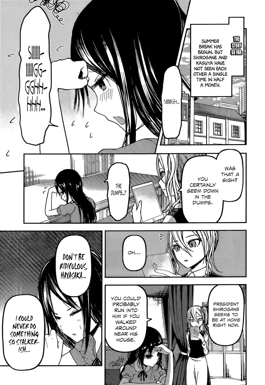 Read Kaguya-sama wa Kokurasetai – Tensai-tachi no Renai Zunousen Chapter 42 - Ai Hayasaka Wants to Soak Online