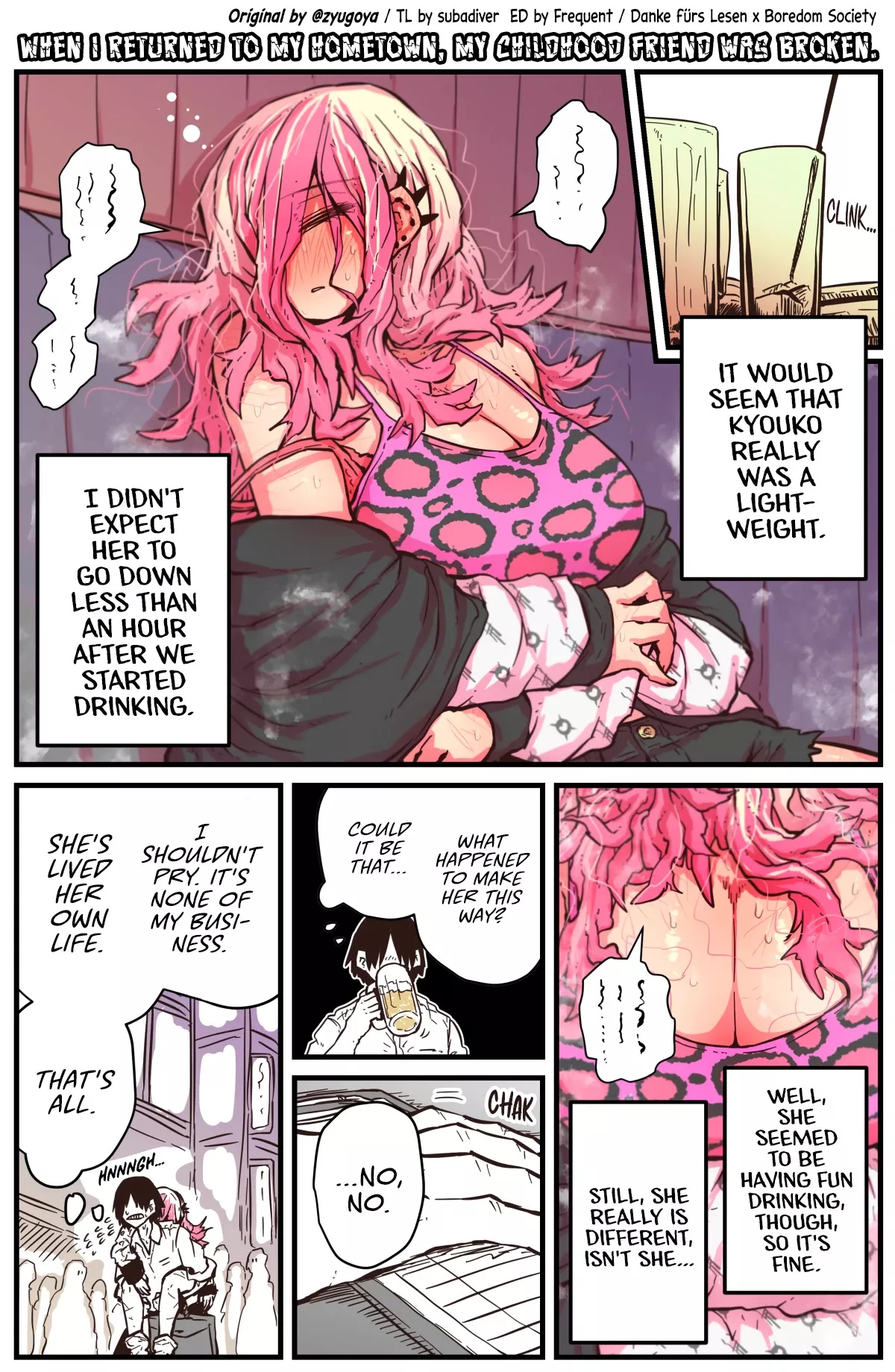 Read When I Returned to My Hometown, My Childhood Friend was Broken Chapter 13 Online