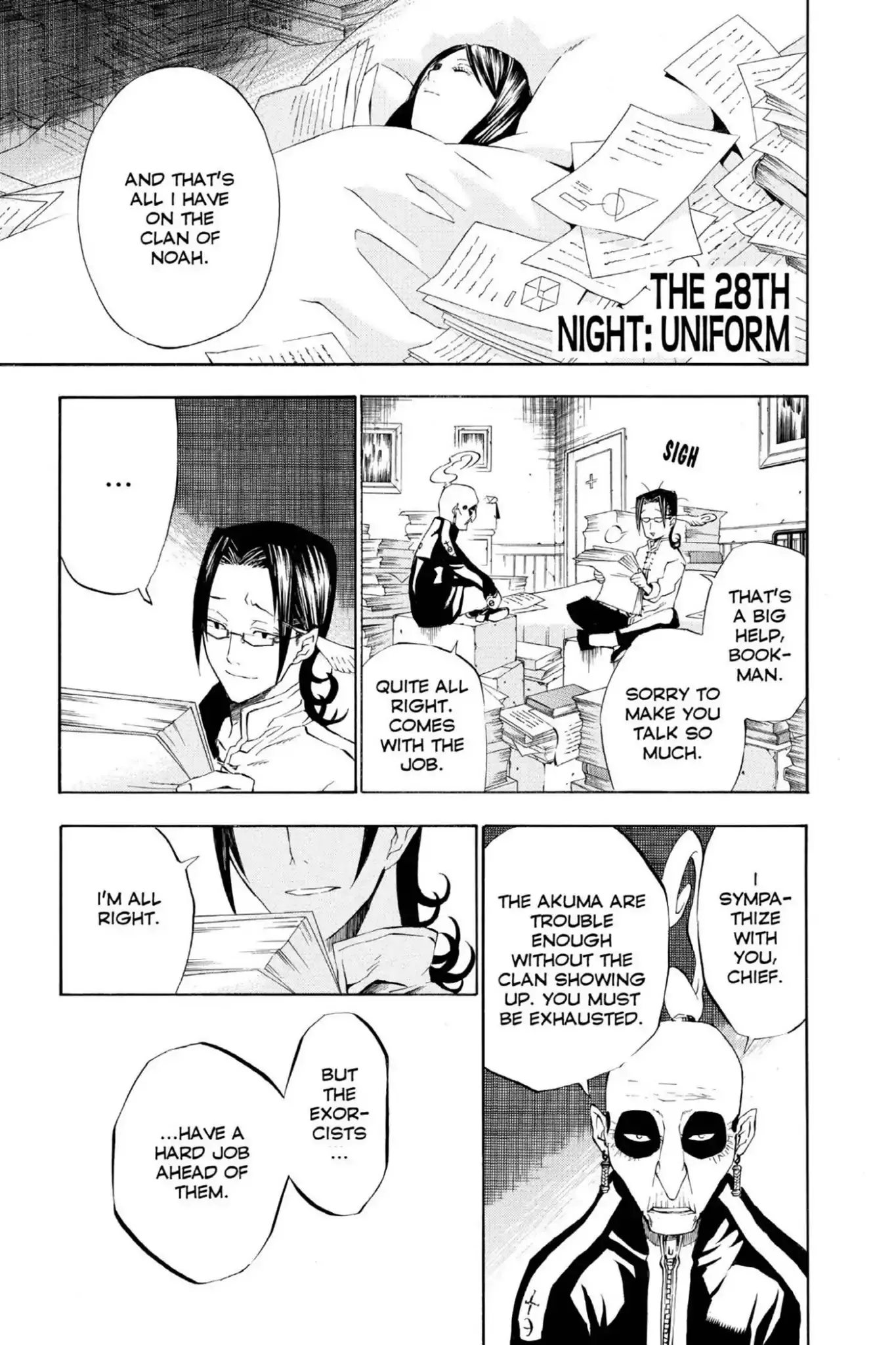 Read D.Gray-man Chapter 28 - Vol.4 The 28th Night: Uniform Online