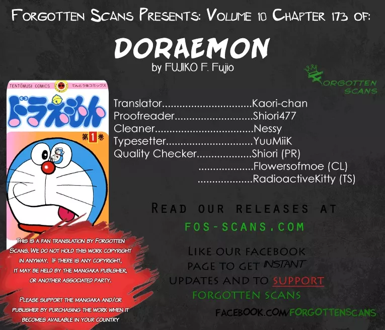 Read Doraemon Chapter 173 Online