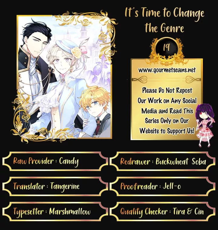 Read It’s Time to Change the Genre Chapter 19 Online