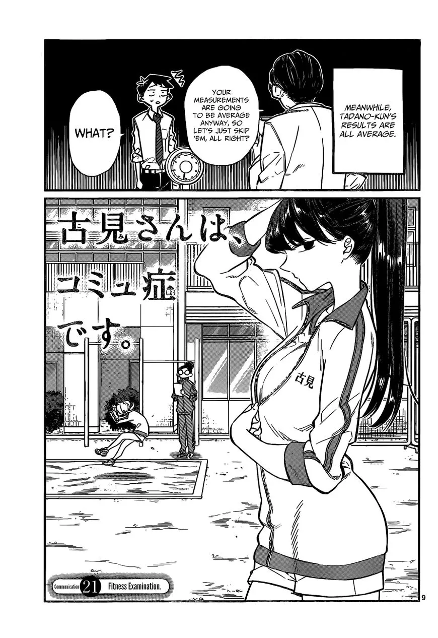 Read Komi-san wa Komyushou Desu Chapter 21 - Fitness Examination Online