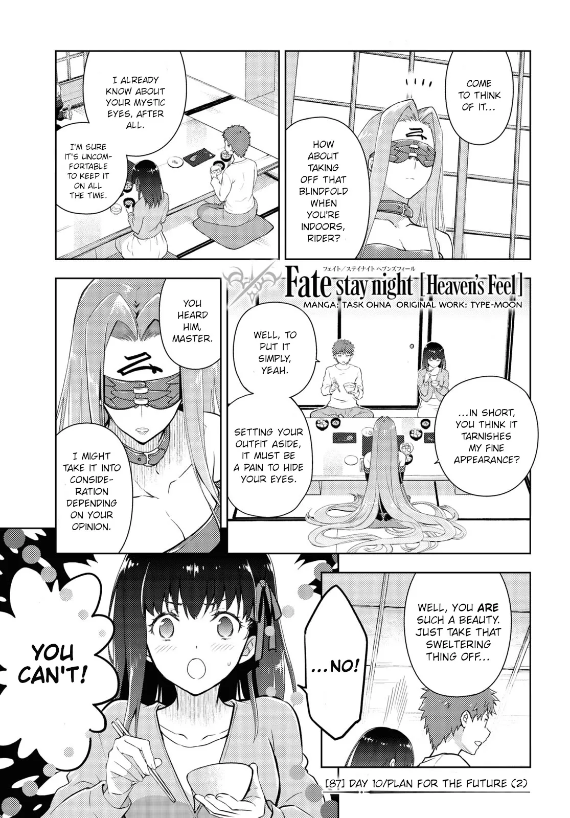 Read Fate/Stay Night – Heaven’s Feel Chapter 87 Online