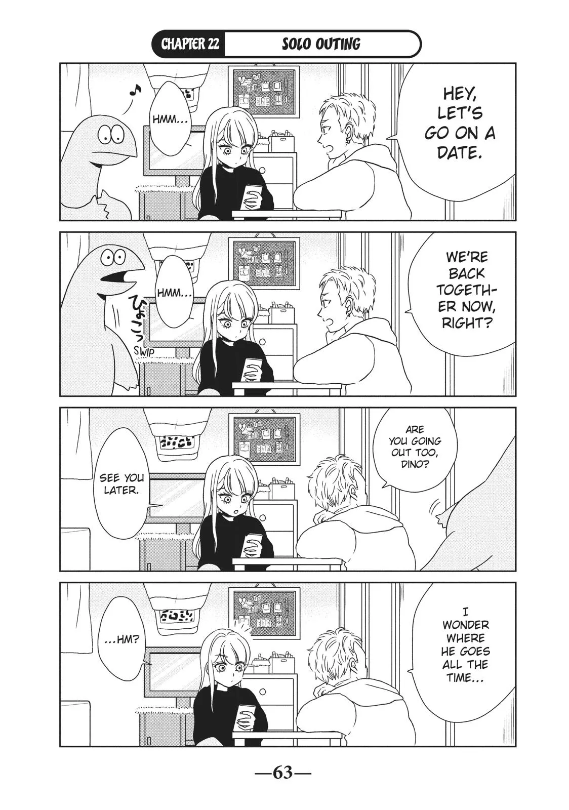 Read My Roomie Is a Dino Chapter 22 Online